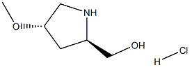 ((2R,4S)-4-methoxypyrrolidin-2-yl)methanol hydrochloride Structure