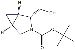 tert-butyl (1R,2R,5S)-2-(hydroxymethyl)-3-azabicyclo[3.1.0]hexane-3-carboxylate Structure