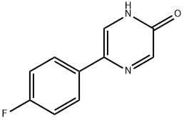 5-(4-Fluorophenyl)-2-hydroxypyrazine 구조식 이미지