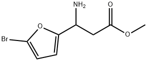 METHYL 3-AMINO-3-(5-BROMOFURAN-2-YL)PROPANOATE Structure