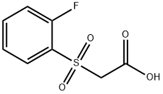 2-(2-FLUOROBENZENESULFONYL)ACETIC ACID Structure