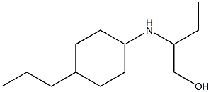 2-[(4-propylcyclohexyl)amino]butan-1-ol Structure