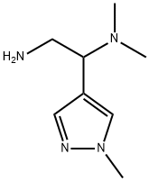 [2-amino-1-(1-methyl-1H-pyrazol-4-yl)ethyl]dimethylamine Structure