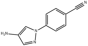 4-(4-amino-1H-pyrazol-1-yl)benzonitrile Structure