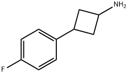 3-(4-fluorophenyl)cyclobutan-1-amine Structure