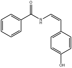 cis-N-(4-Hydroxystyryl)benzamide 구조식 이미지