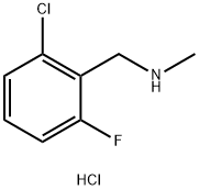 N-(2-Chloro-6-fluorobenzyl)-n-methylamine, HCl Structure