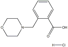 2-(morpholin-4-ylmethyl)benzoic acid hydrochloride Structure