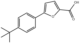 5-(4-tert-butylphenyl)furan-2-carboxylic acid 구조식 이미지