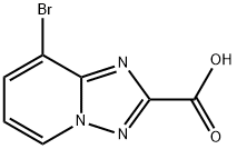 8-BROMO-[1,2,4]TRIAZOLO[1,5-A]PYRIDINE-2-CARBOXYLIC ACID Structure
