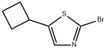 2-BROMO-5-CYCLOBUTYLTHIAZOLE Structure