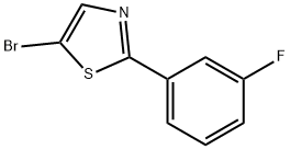 5-Bromo-2-(3-fluorophenyl)thiazole Structure