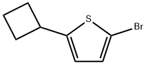 2-Bromo-5-(cyclobutyl)thiophene Structure