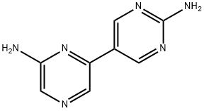 2-Amino-6-(5-pyrimidyl)pyrazine Structure