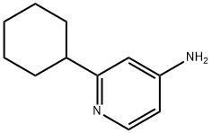 2-CYCLOHEXYLPYRIDIN-4-AMINE Structure