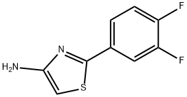 4-Amino-2-(3,4-difluorophenyl)thiazole 구조식 이미지