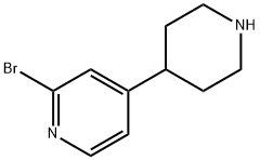 2-Bromo-4-(piperidin-4-yl)pyridine Structure