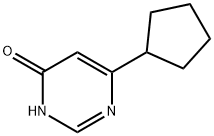 4-Hydroxy-6-(cyclopentyl)pyrimidine Structure