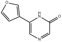 2-Hydroxy-6-(3-furyl)pyrazine Structure