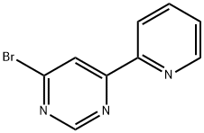 4-Bromo-6-(2-pyridyl)pyrimidine 구조식 이미지