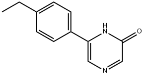 2-Hydroxy-6-(4-ethylphenyl)pyrazine 구조식 이미지