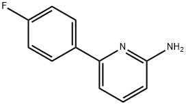 6-(4-FLUOROPHENYL)PYRIDIN-2-AMINE Structure