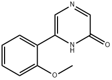 2-Hydroxy-6-(2-methoxyphenyl)pyrazine Structure