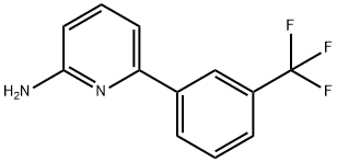 2-AMINO-6-(3-TRIFLUOROMETHYLPHENYL)PYRIDINE Structure