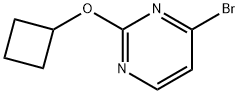 4-Bromo-2-(cyclobutoxy)pyrimidine Structure