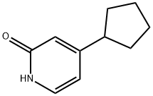 2-Hydroxy-4-(cyclopentyl)pyridine 구조식 이미지