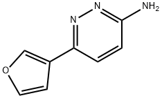 3-Amino-6-(3-furyl)pyridazine Structure