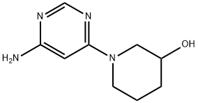 4-Amino-6-(3-hydroxypiperidin-1-yl)pyrimidine Structure