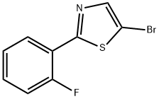 5-Bromo-2-(2-fluorophenyl)thiazole 구조식 이미지