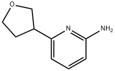 2-Amino-6-(tetrahydrofuran-3-yl)pyridine 구조식 이미지