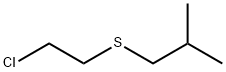 Propane, 1-[(2-chloroethyl)thio]-2-methyl- Structure