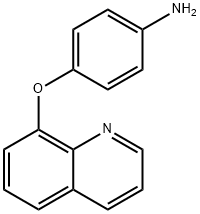 4-(quinolin-8-yloxy)aniline 구조식 이미지