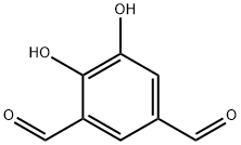 1,2-dihydroxy-3,5-diformylbenzene 구조식 이미지