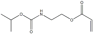 2-Propenoicacid,2-[[(1-methylethoxy)carbonyl]amino]ethylester 구조식 이미지