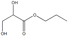 propyl 2,3-dihydroxypropanoate Structure