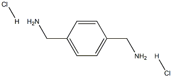 1,4-bis(aminomethyl)benzene dihydrochloride Structure