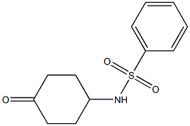 N-(4-oxocyclohexyl)benzenesulfonamide Structure