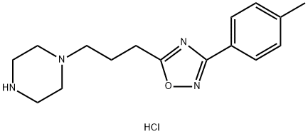 1-{3-[3-(4-methylphenyl)-1,2,4-oxadiazol-5-yl]propyl}piperazine dihydrochloride 구조식 이미지