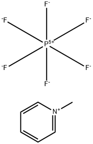 1-Methylpyridinium Hexafluorophosphate 구조식 이미지