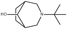 3-tert-butyl-3-azabicyclo[3.2.1]octan-8-ol 구조식 이미지