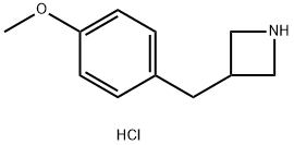 3-[(4-methoxyphenyl)methyl]azetidine hydrochloride Structure