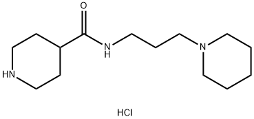 N-(3-piperidin-1-ylpropyl)piperidine-4-carboxamide dihydrochloride Structure