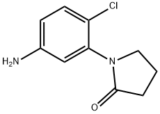 1-(5-amino-2-chlorophenyl)pyrrolidin-2-one Structure