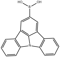 Boronic acid,B-indolo
[3,2,1-jk]carbazol-2-yl- 구조식 이미지