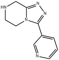 1,2,4-Triazolo[4,3-a]pyrazine, 5,6,7,8-tetrahydro-3-(3-pyridinyl)- Structure