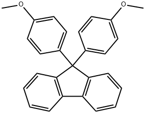 9H-Fluorene, 9,9-bis(4-methoxyphenyl)- 구조식 이미지